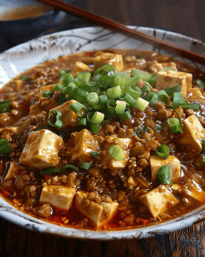 Authentic Mapo Tofu