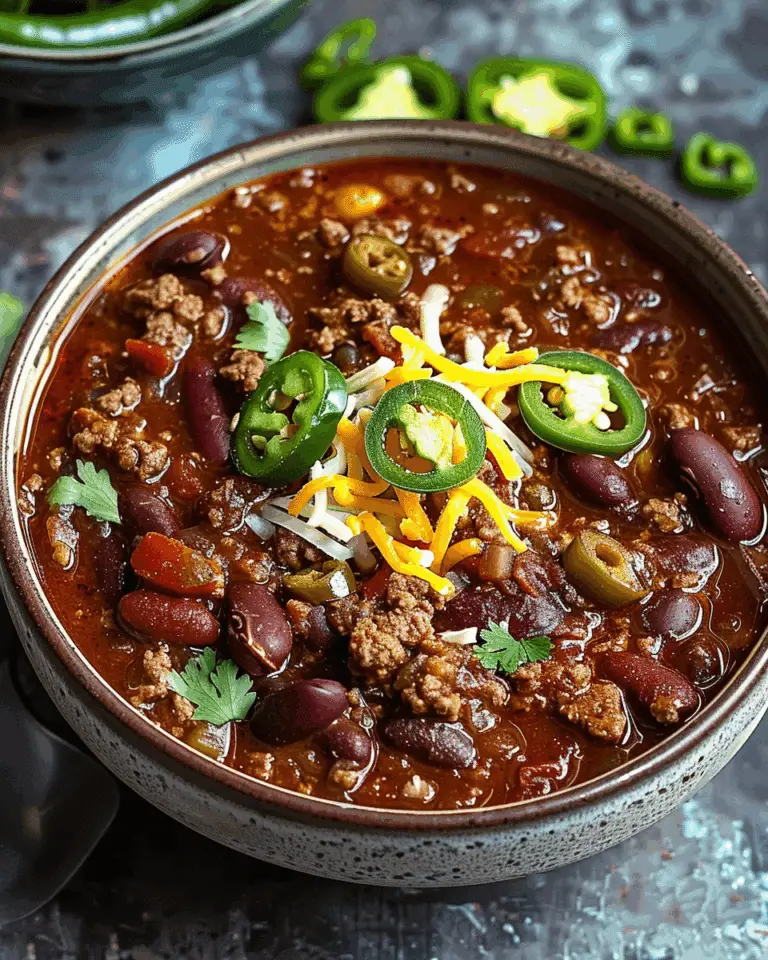 Bold & Hearty Short Rib and Sausage Chili Recipe for Any Season