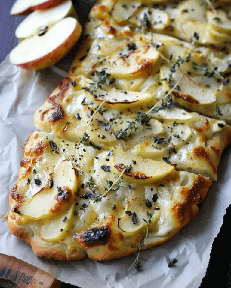 Brie and Apple Flatbread Recipe