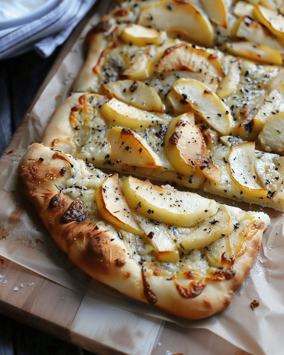 Brie and Apple Flatbread Recipe