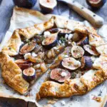 Caramelized Onion and Fig Galette with Goat Cheese