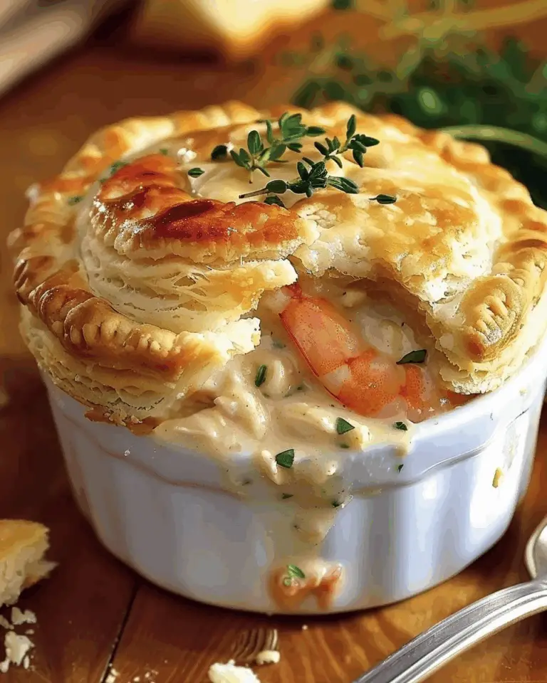 Cheddar Bay Biscuit Seafood Pot Pie
