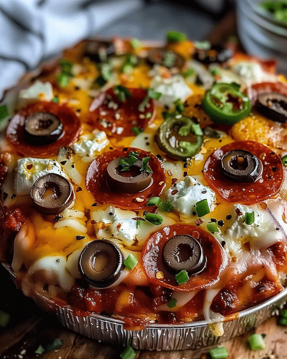 Low Carb Crustless Pizza Bowl Recipe
