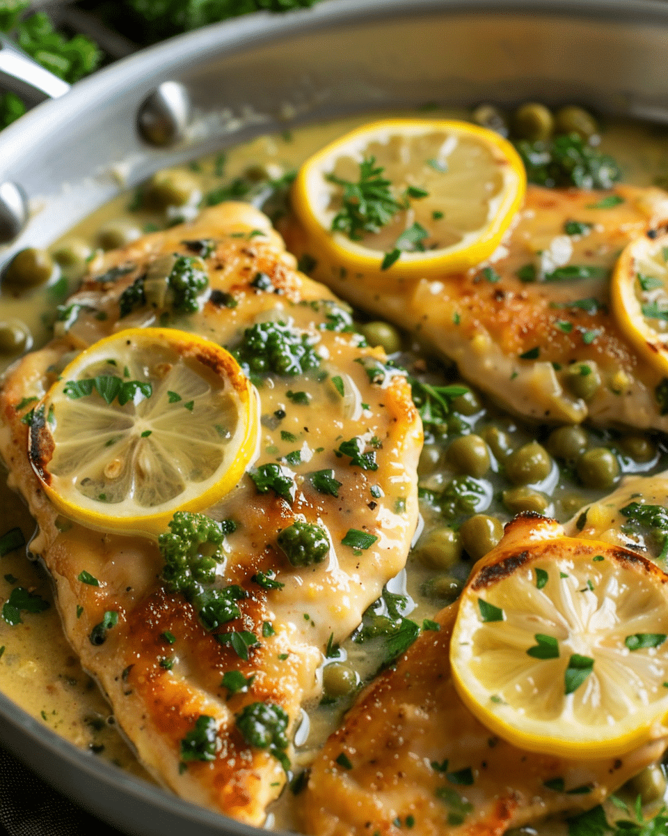 Chicken Piccata with Lemon Sauce