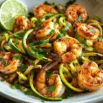 Chili Lime Shrimp Zoodles