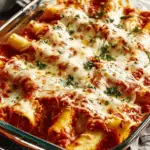 Classic Three-Cheese Manicotti