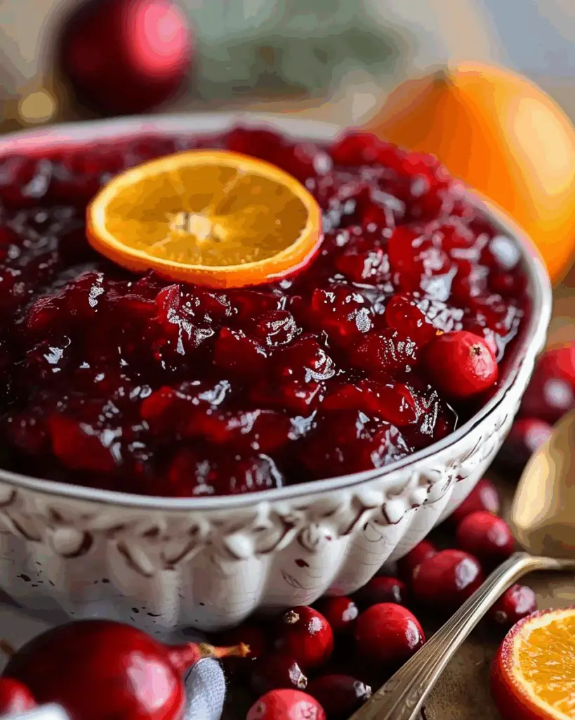 Cranberry Sauce with Orange