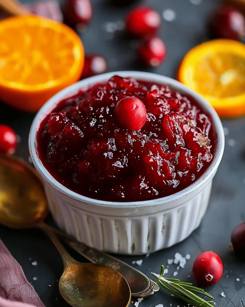 Cranberry Sauce with Orange