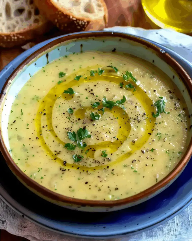 Creamy Courgette (Zucchini) & Potato Soup
