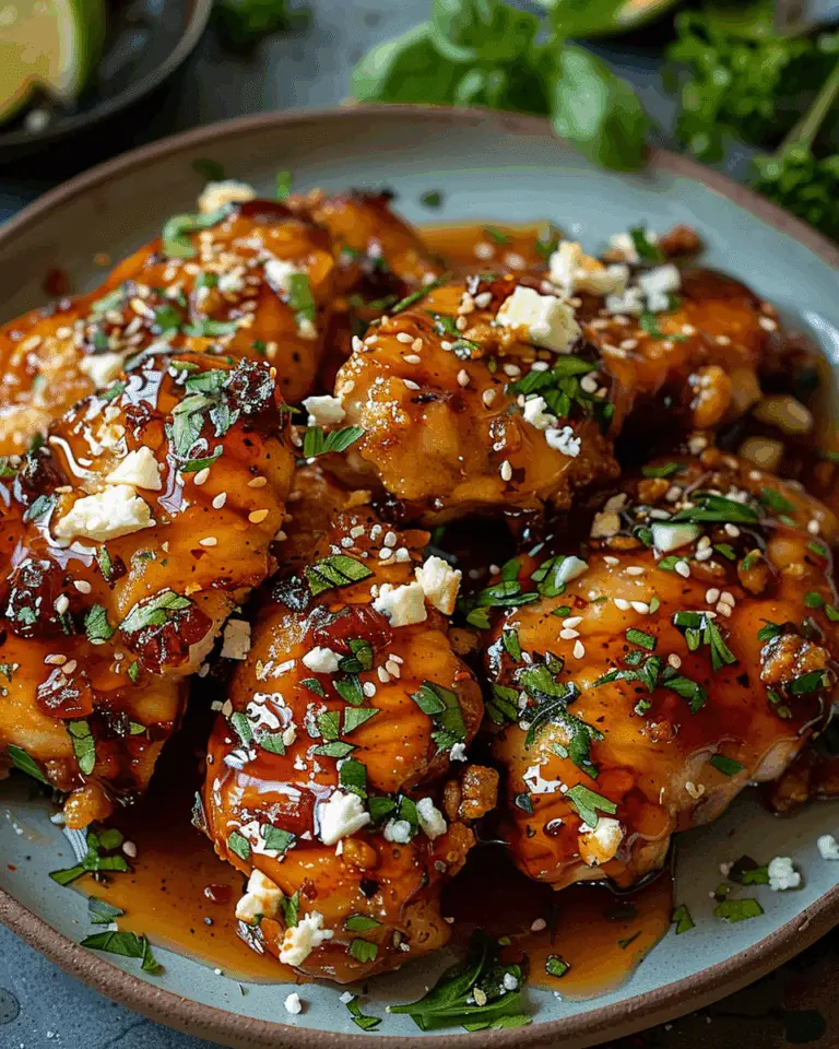 Powerfully Delicious Crispy Hot Honey Feta Chicken Recipe