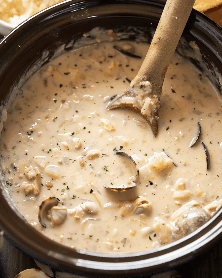 Creamy Crockpot Clam Chowder Recipe