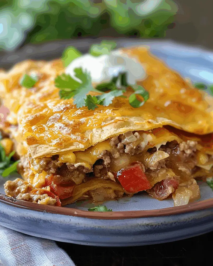 Crunchwrap Casserole