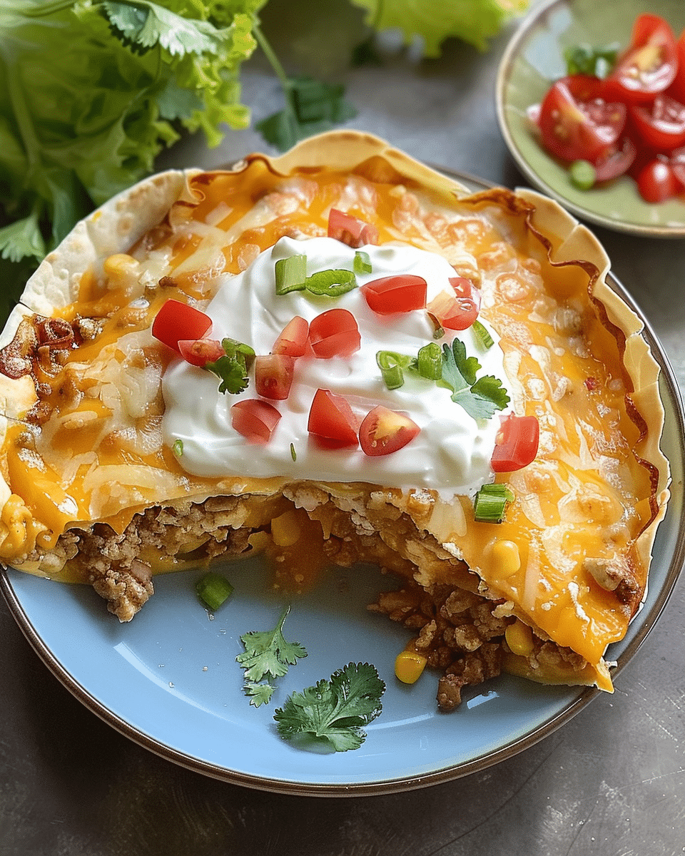 Crunchwrap Casserole