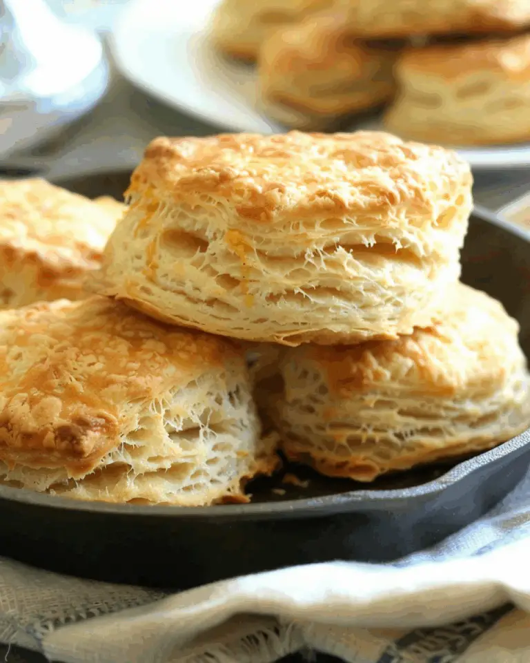 Flaky Cast Iron Biscuits