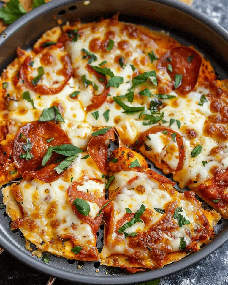 Easy Air Fryer Tortilla Pizza Recipe