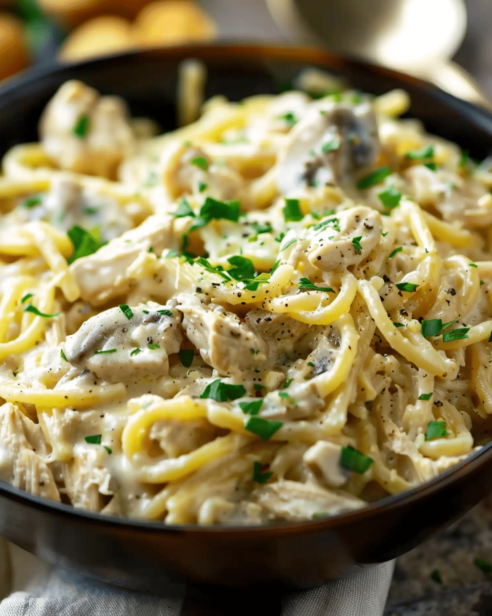 Easy Chicken Tetrazzini Recipe
