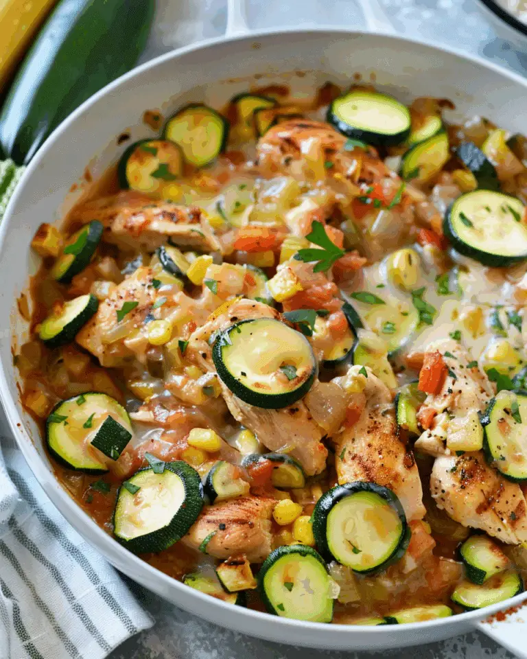 Easy Chicken and Zucchini Recipe