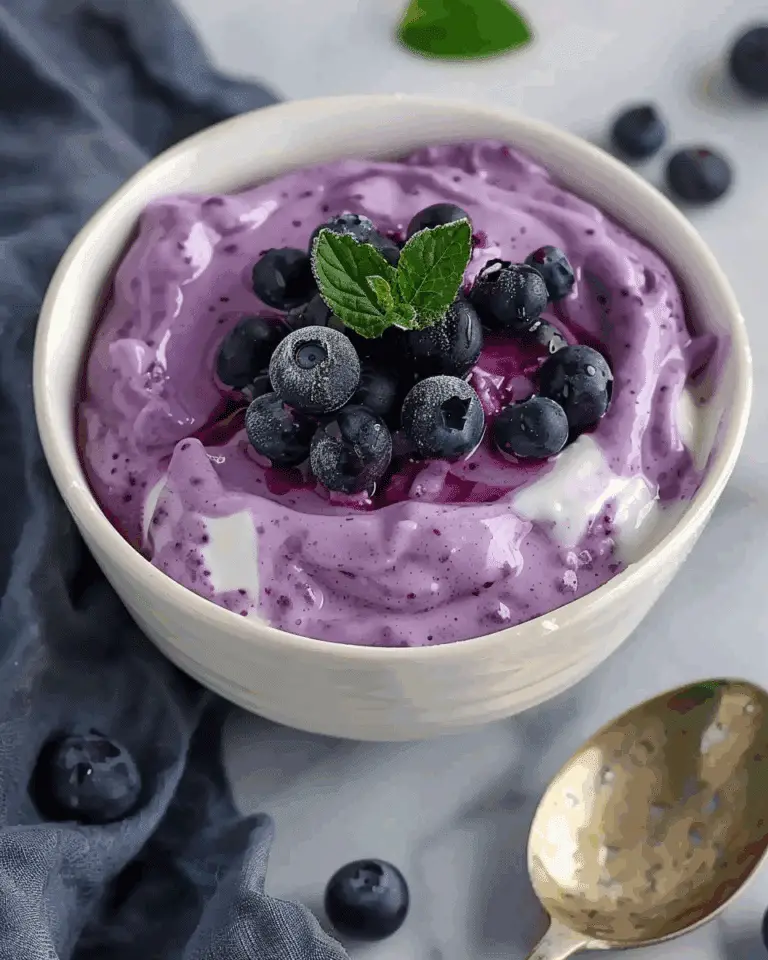 Easy Homemade Blueberry Yogurt Recipe