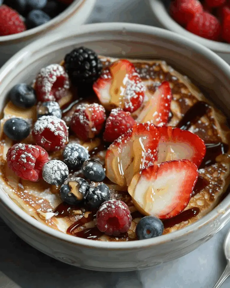 Easy Protein Pancake Bowls Recipe