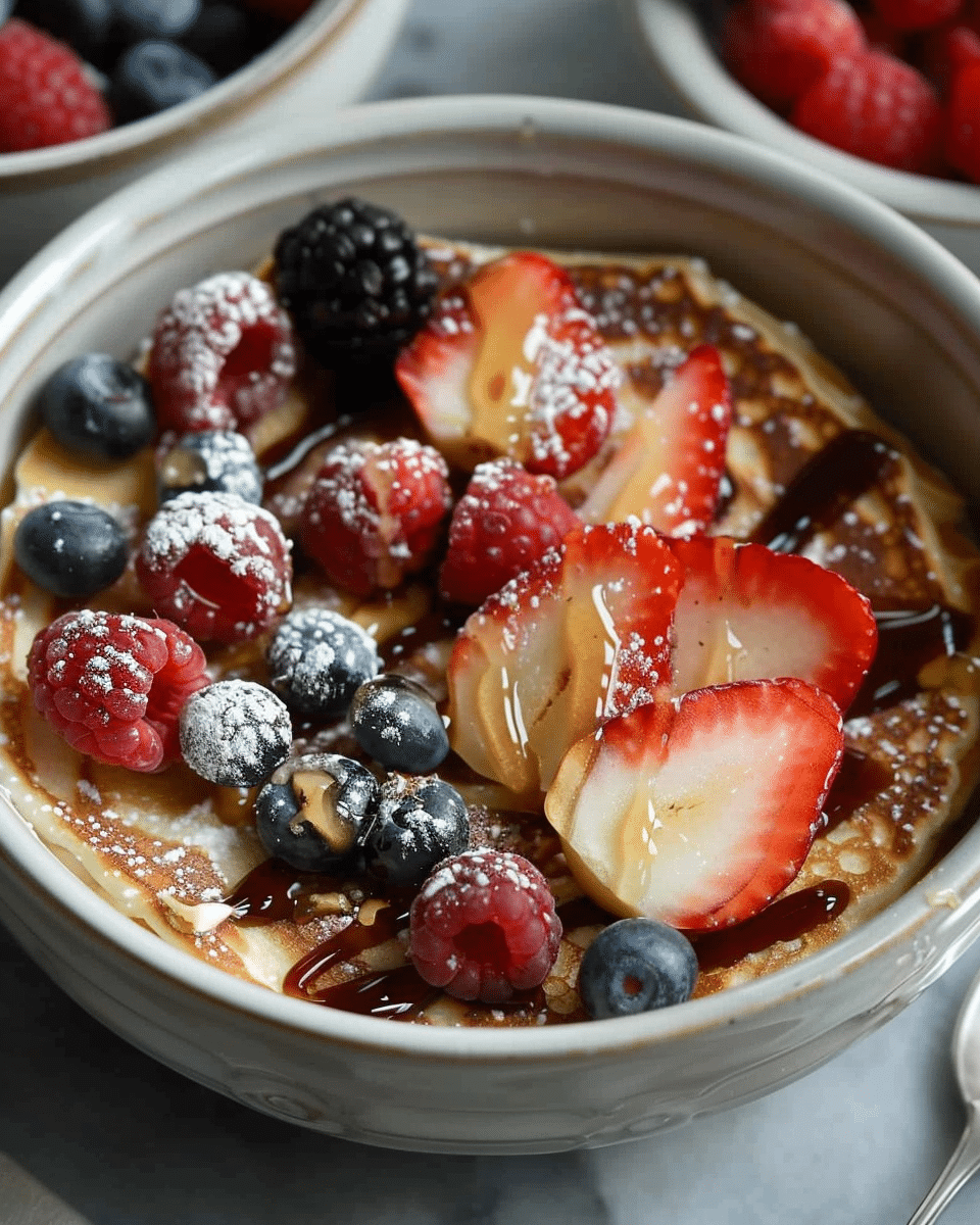 Easy Protein Pancake Bowls Recipe