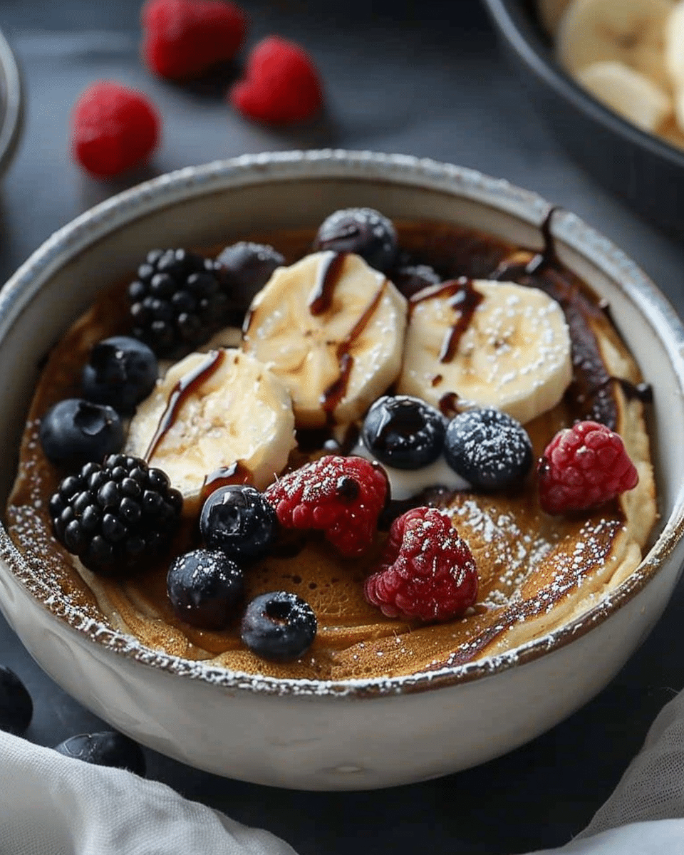Easy Protein Pancake Bowls Recipe