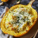 Garlic Parmesan Spaghetti Squash
