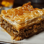Greek Phyllo Meat Pie