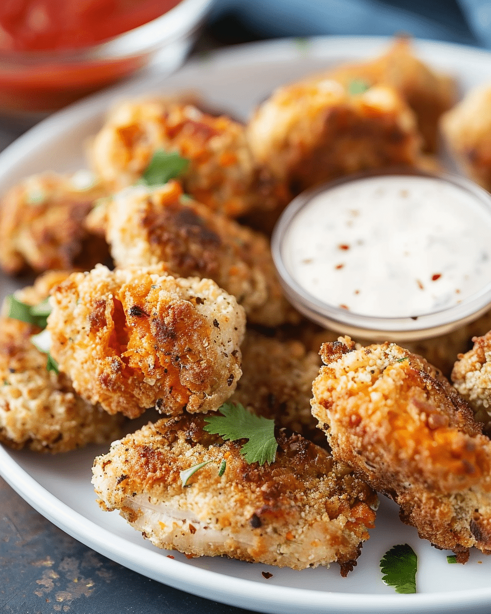 Homemade Air Fryer Sweet Potato Chicken Nuggets