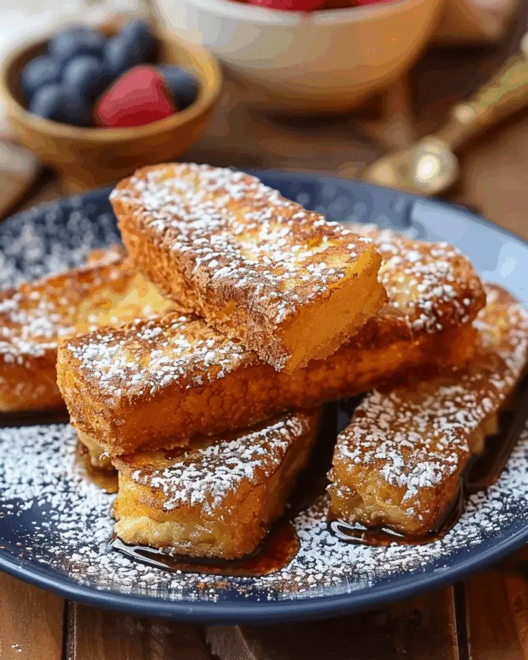 Easy Homemade French Toast Sticks Recipe
