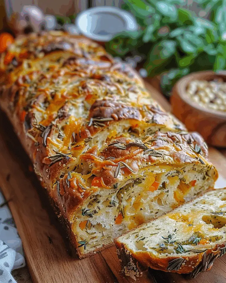 Italian Herbs and Cheese Bread: Homemade Flavorful Perfection