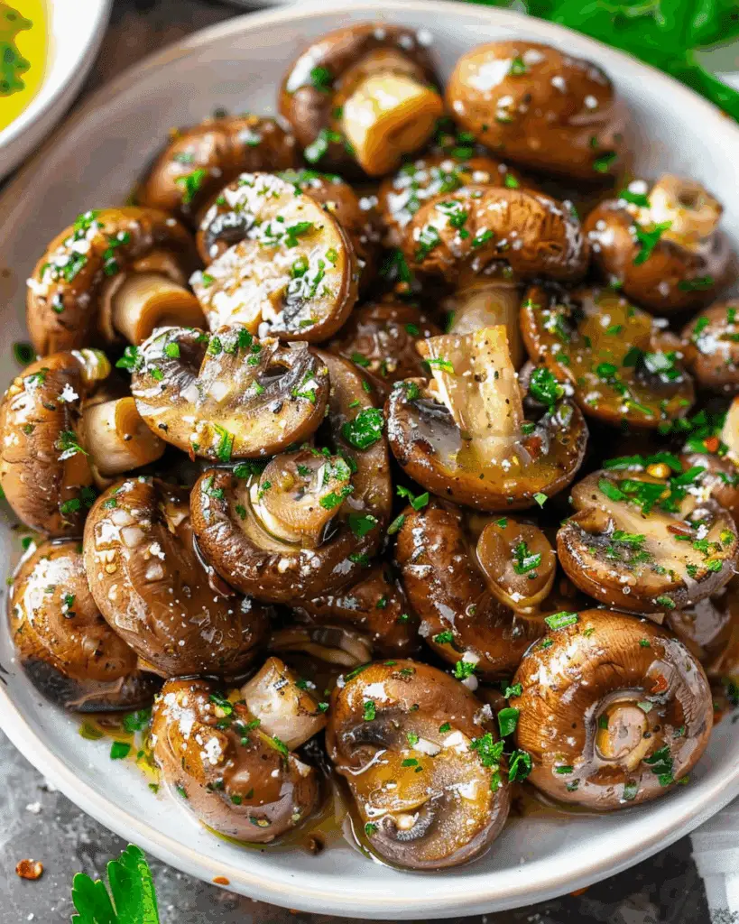 Italian Marinated Mushrooms Recipe