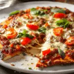 Meat Crust Pizza (Keto Meatza)