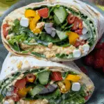 Mediterranean Hummus Veggie Wraps