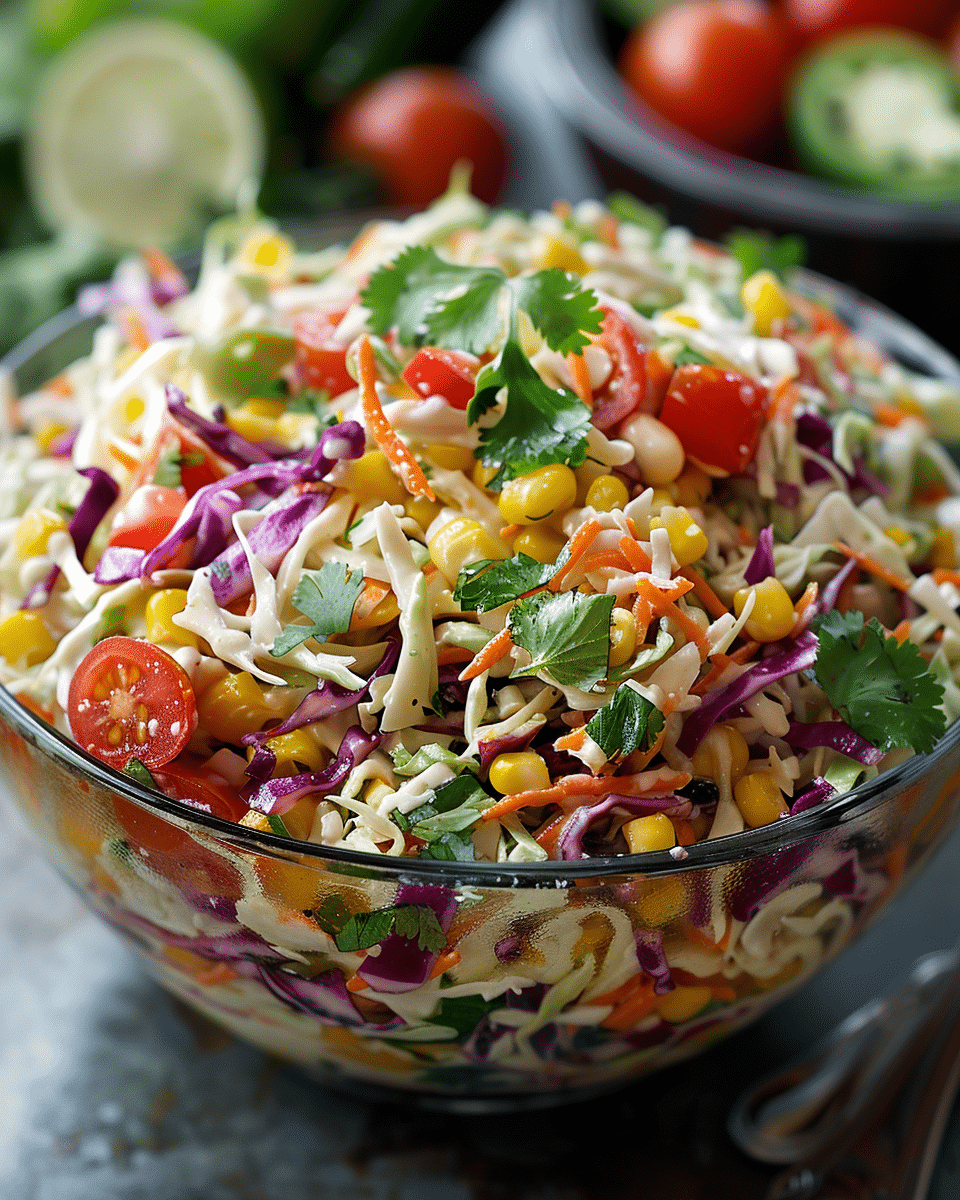 Mexican Coleslaw Tomato Corn