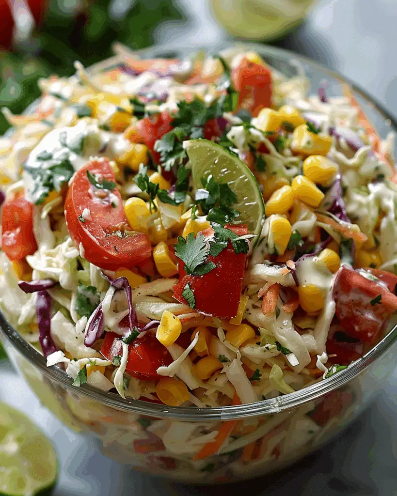 Mexican Coleslaw Tomato Corn