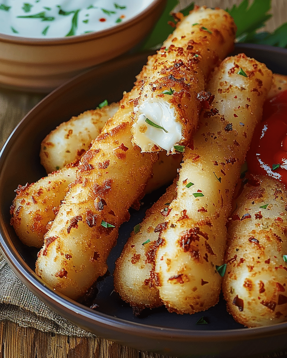 Nashville Hot Mozzarella Sticks Recipe