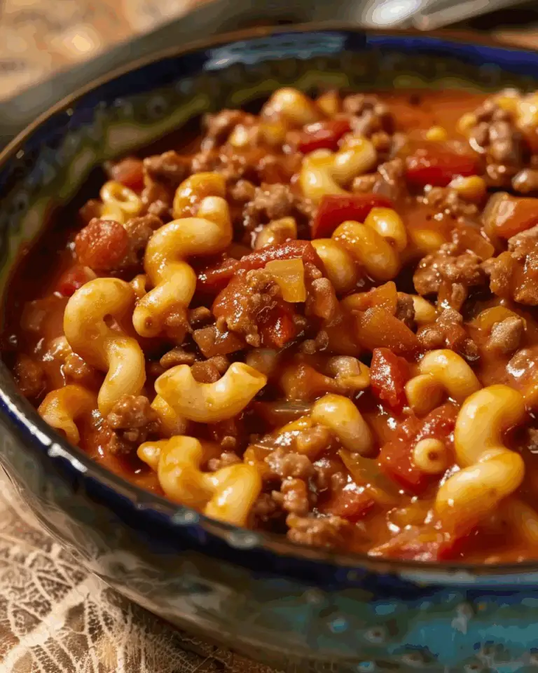 Nostalgic American Goulash: Your Cozy One-Pot Wonder