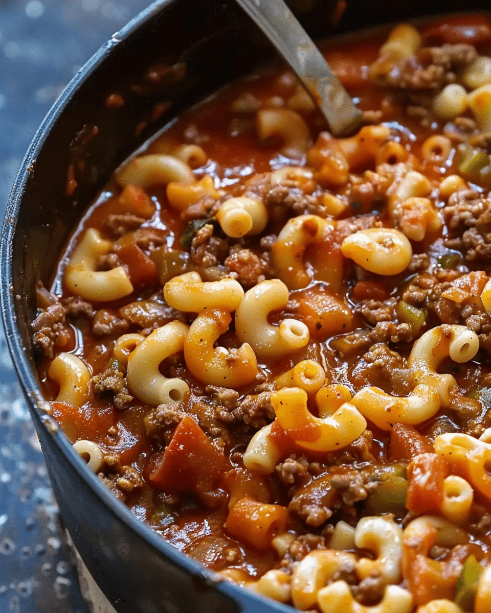 Nostalgic American Goulash: Your Cozy One-Pot Wonder