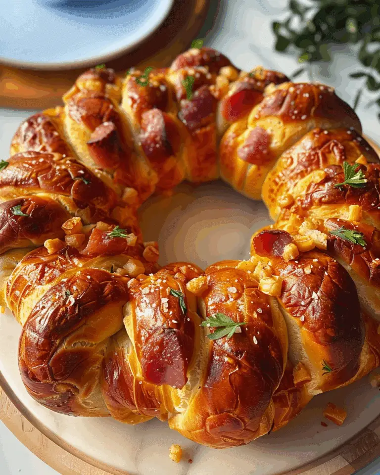 Pigs in a Blanket Wreath Recipe: 5 Star Party Delight