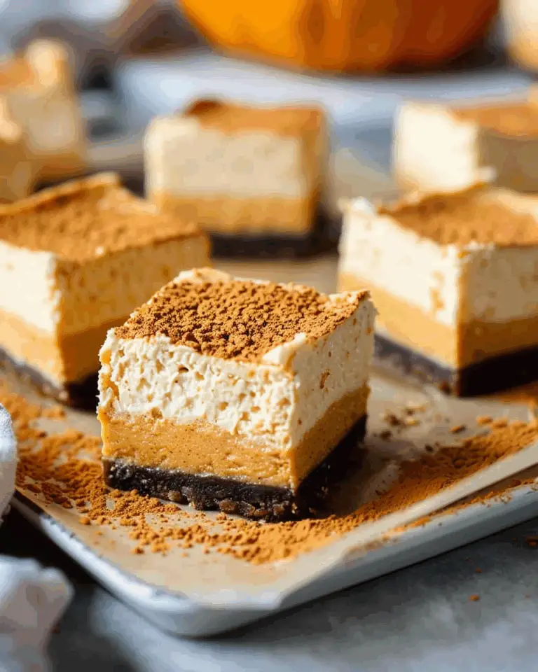 Pumpkin Cheesecake Bars