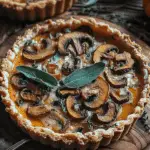 Pumpkin Sage & Mushroom Tart