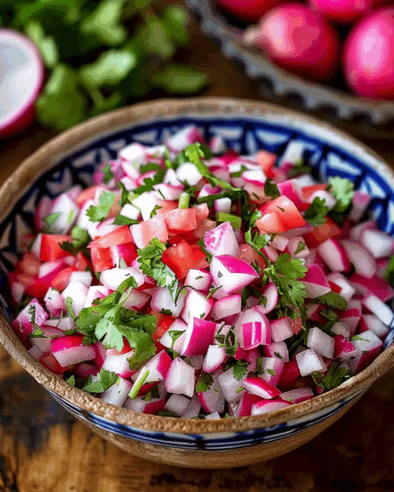 Radish Pico de Gallo