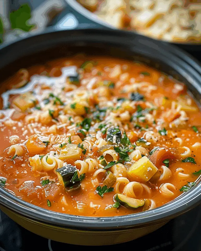 Slow Cooker Italian Summer Soup