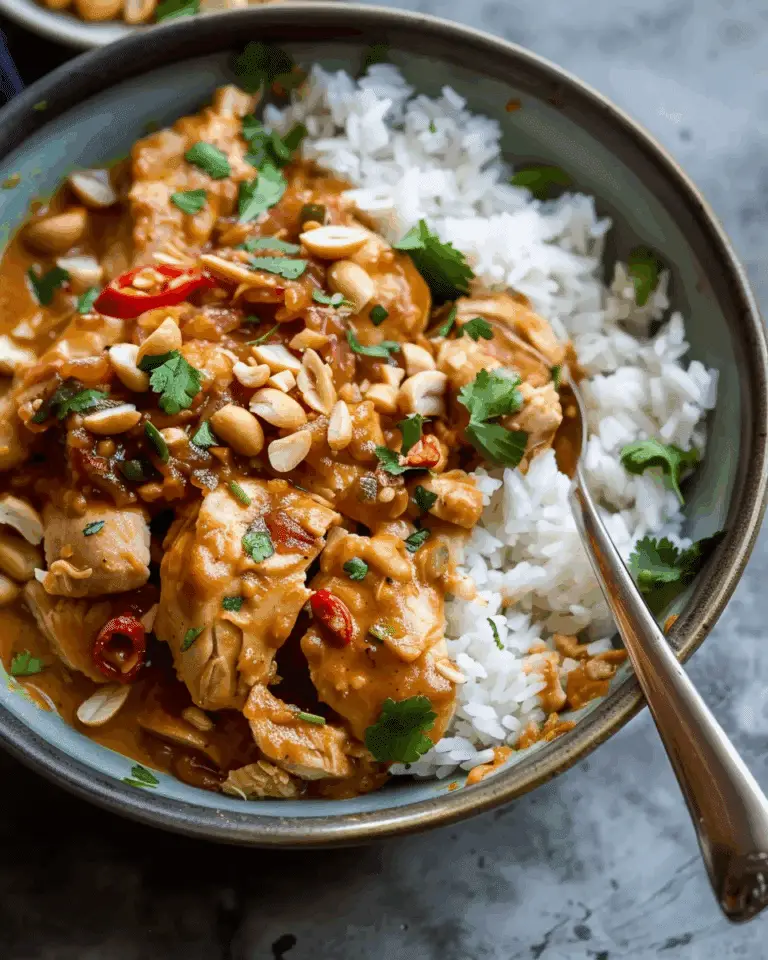 Slow Cooker Peanut Chicken + 8 Perfect Pairings for Dinner