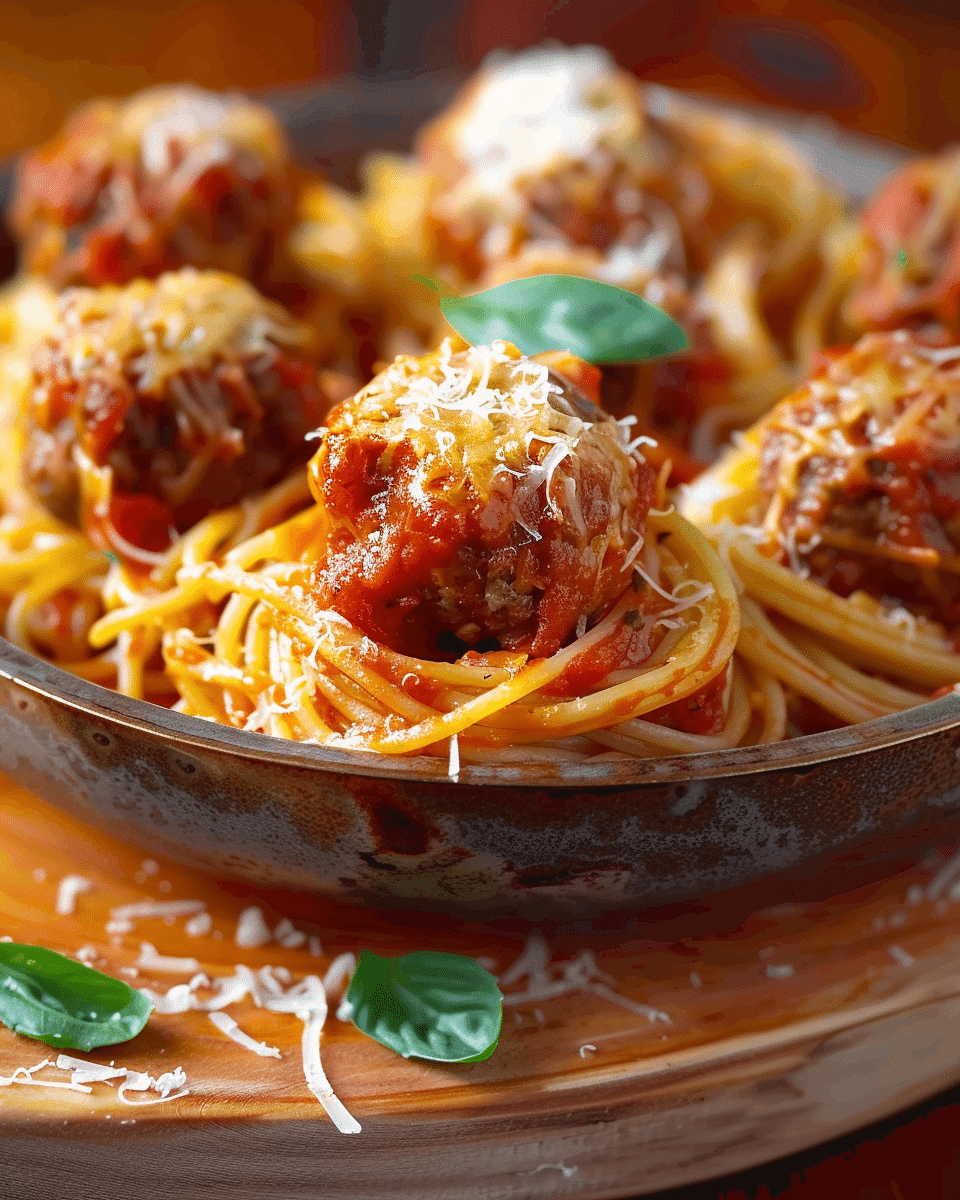 Spaghetti & Meatball Bites Recipe