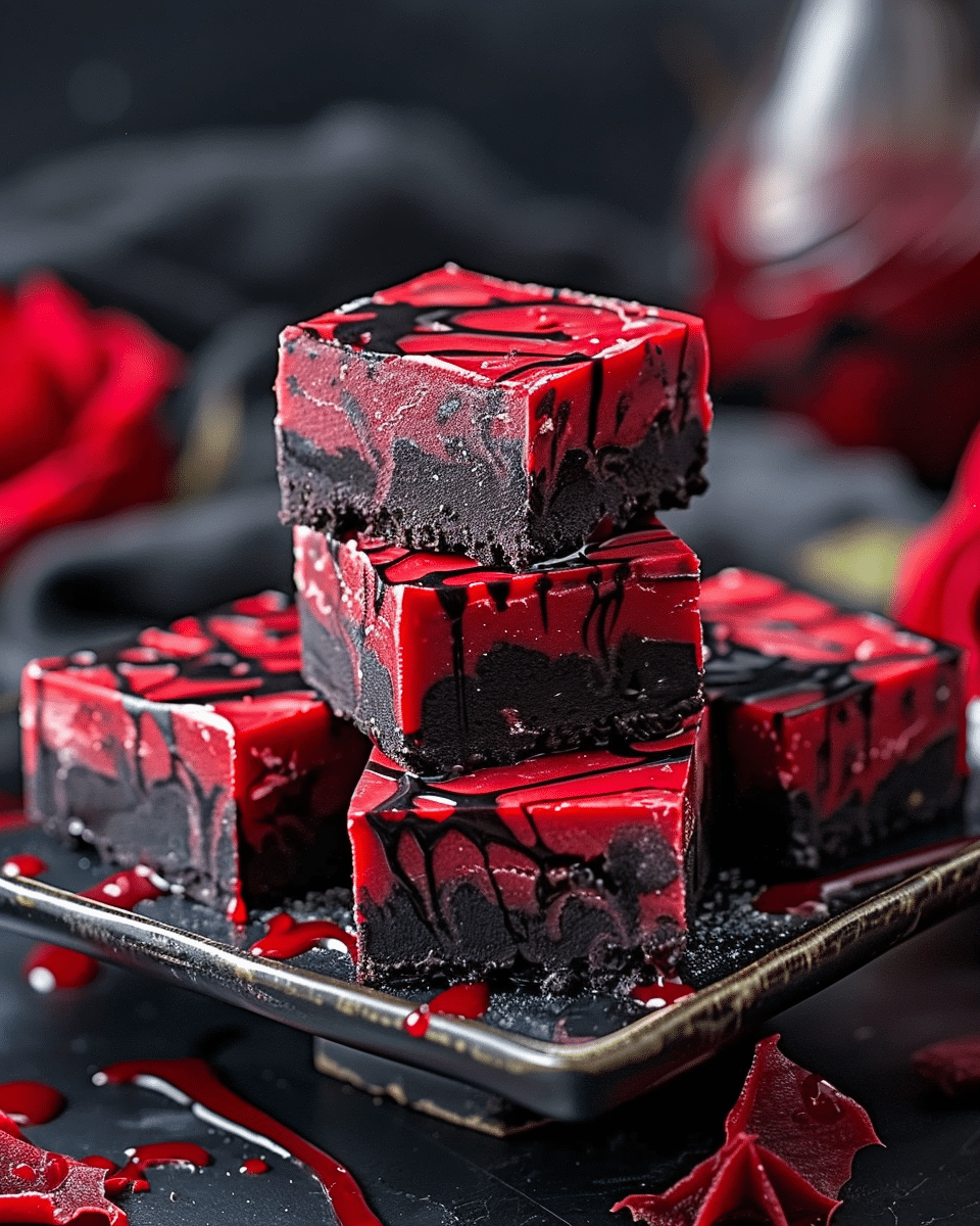Spooky & Decadent Vampire Fudge Recipe for Halloween Parties