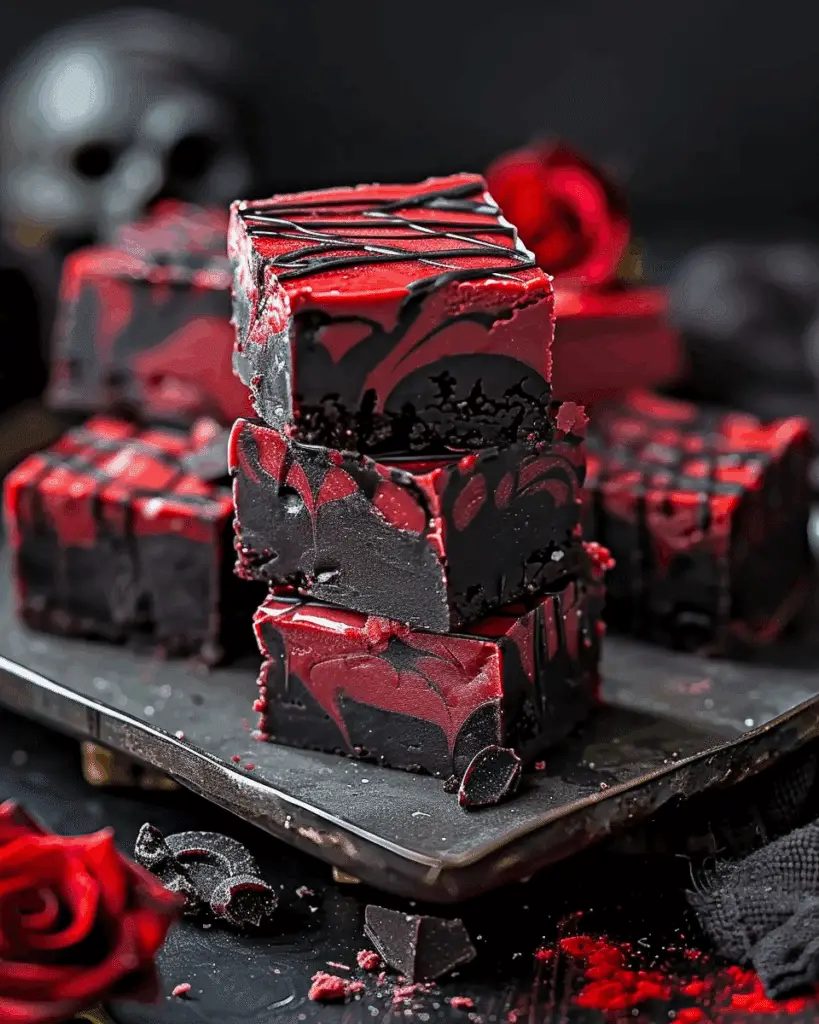 Spooky & Decadent Vampire Fudge Recipe for Halloween Parties