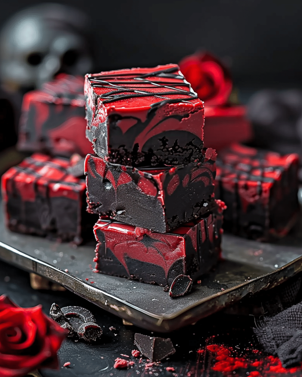 Spooky & Decadent Vampire Fudge Recipe for Halloween Parties