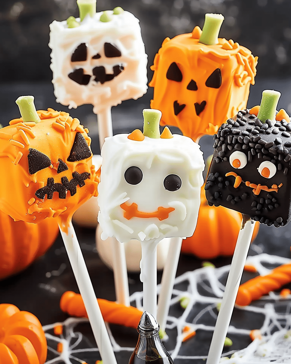 Spooky and Fun Halloween Marshmallow Pops for Kids and Parties