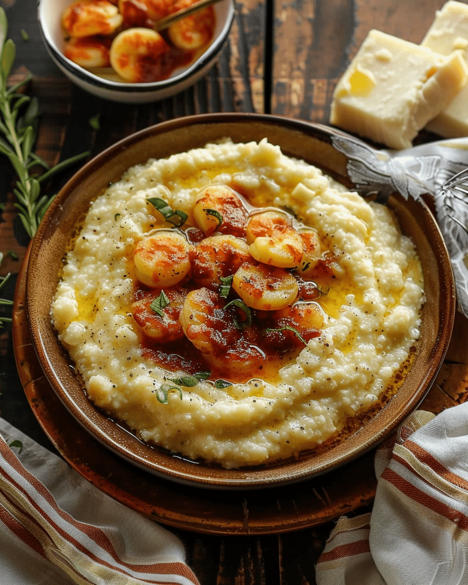 The Best Creamy Cheese Grits